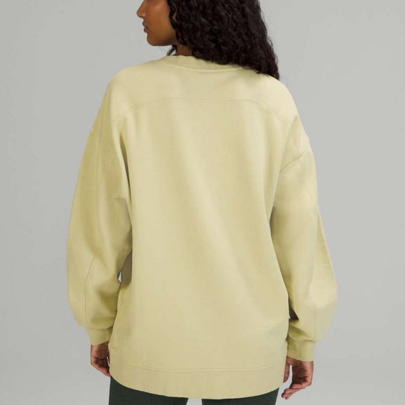 Lululemon Perfectly Oversized Crew Dew Green - Picture 3 of 5